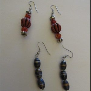 Pair of Dangle Pierced Earrings Fashion Jewelry
